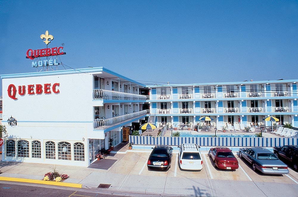 Quebec Motel hotel or vacation rental in Wildwood NJ near the beach and boardwalk